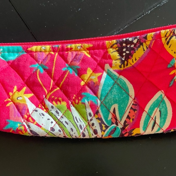 Vera Bradley retired Rumba on a roll case brushes pencils makeup bag - Picture 2 of 3